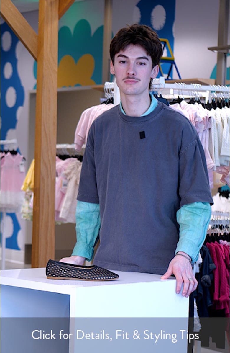 Swiftlet Perforated Ballet Shoe, sales video thumbnail