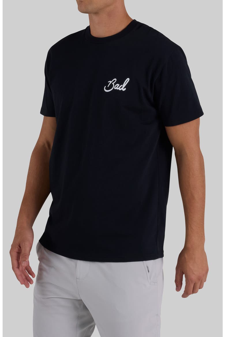 Birdie Cotton Graphic T-Shirt, Alternate, color, BLACK