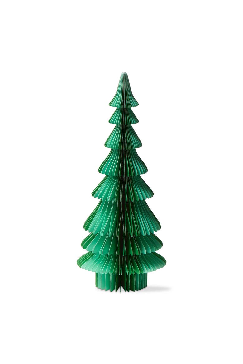 Evergreen Paper Tree Decor, Main, color, Green