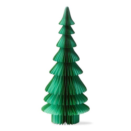 Tag Evergreen Paper Tree Decor In Green