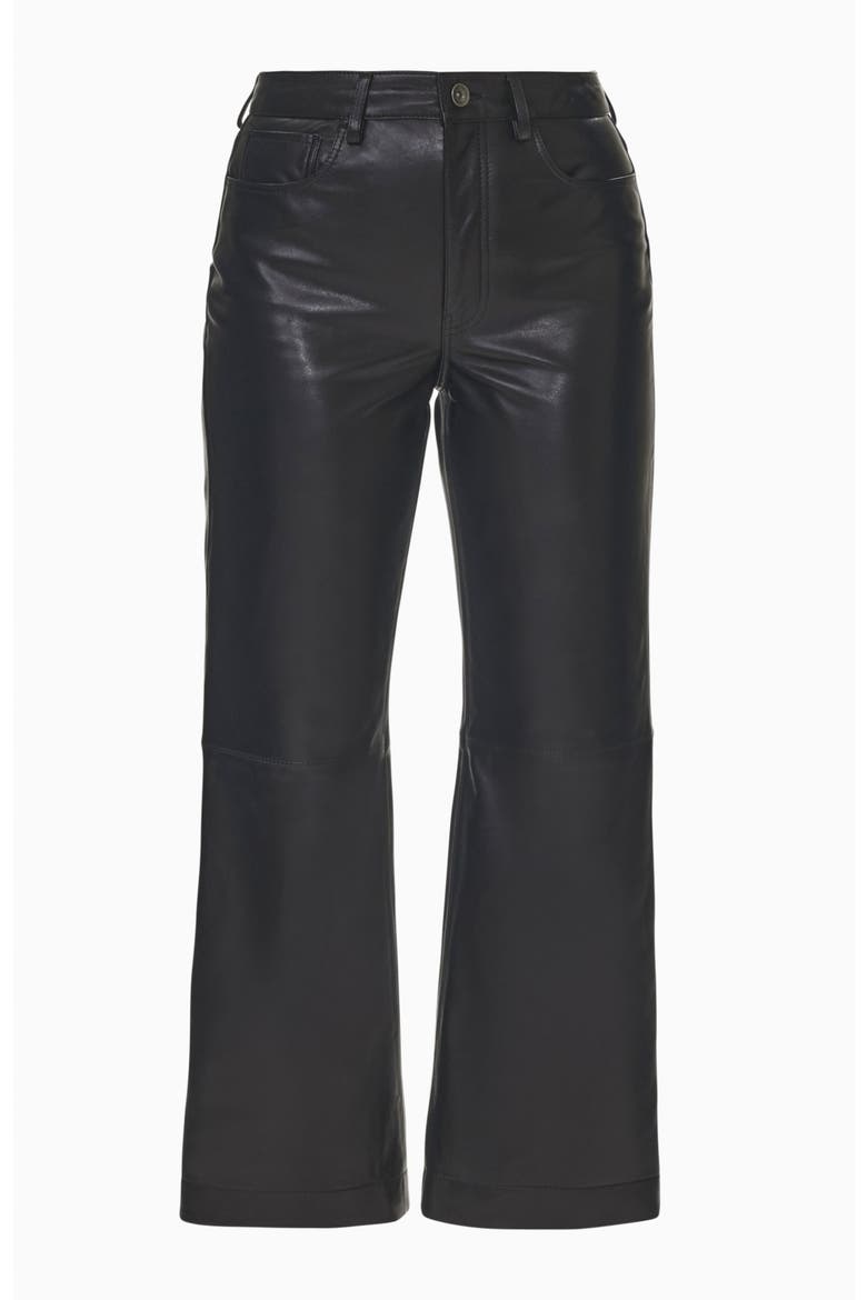 Madison Crop Kick Flare, Alternate, color, Noir