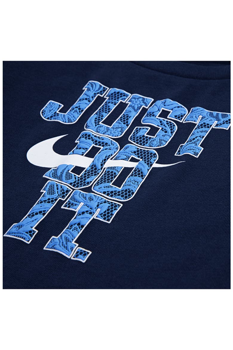 Lace It Up T-Shirt & Bike Shorts Set, Alternate, color, UNIVERSITY BLUE