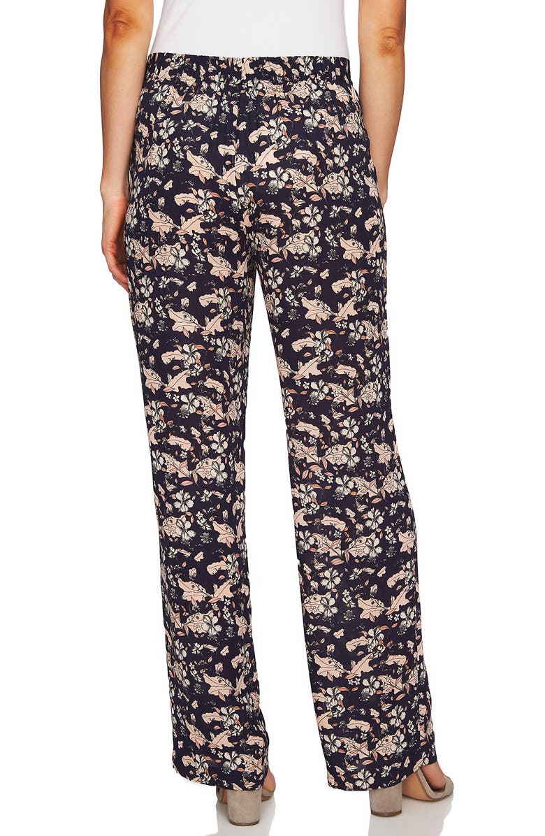 CeCe Ivy Forest Soft Wide Leg Pants, Alternate, color, 