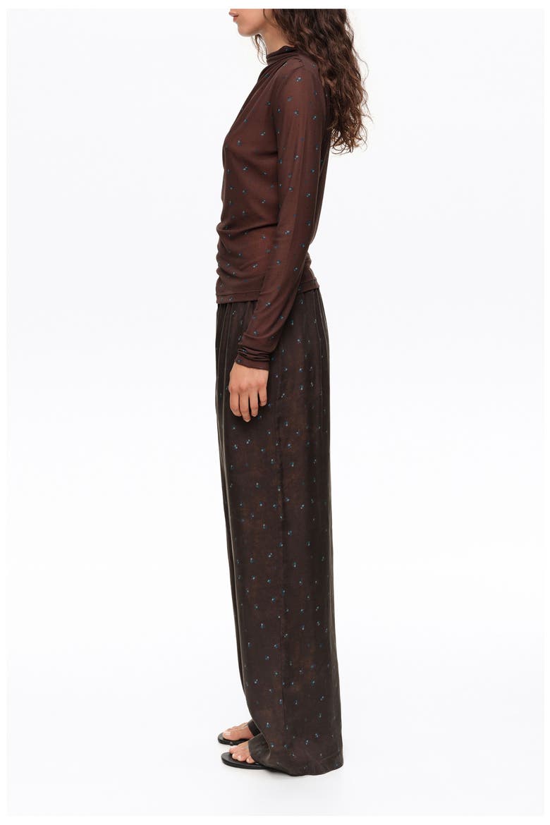 Floral Fluid Jogger Trousers, Alternate, color, BIMBA Y LOLA  FLOWERS