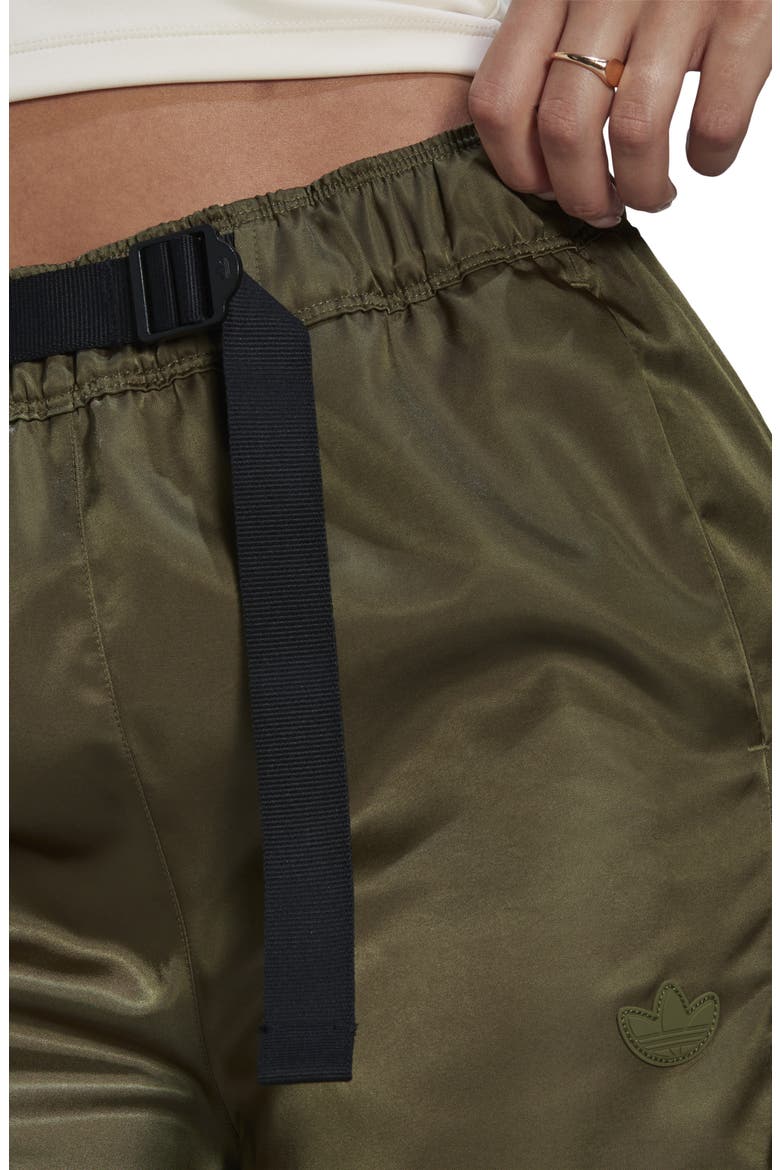 Wide Leg Satin Pants, Alternate, color, FOCUS OLIVE