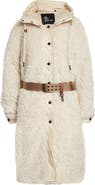 Moncler Grenoble Blavet Teddy Fleece Long Coat