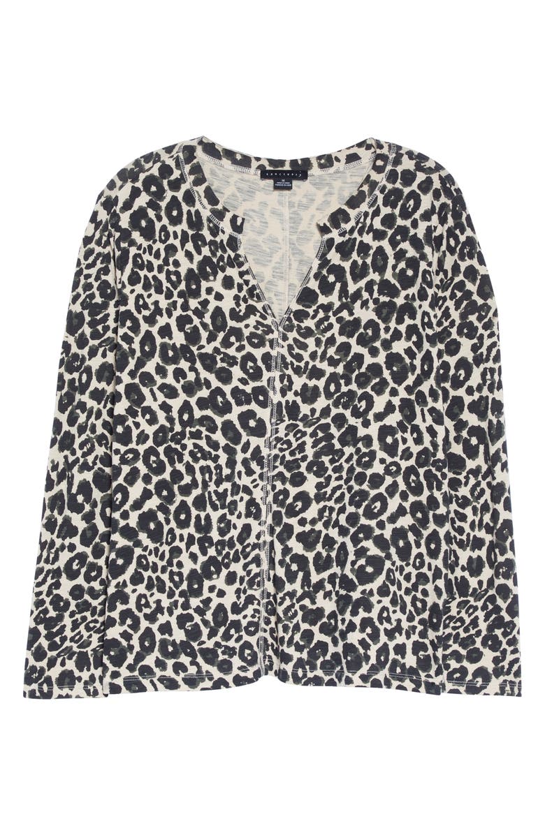 Sanctuary Ives Long Sleeve Cotton Blend Top, Alternate, color,