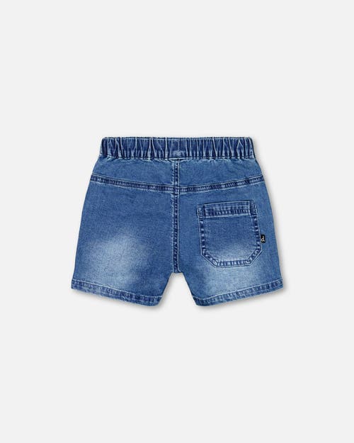 Deux Par Deux Baby Boy's Denim Short Dark Denim Blue In Dark Denim Blue