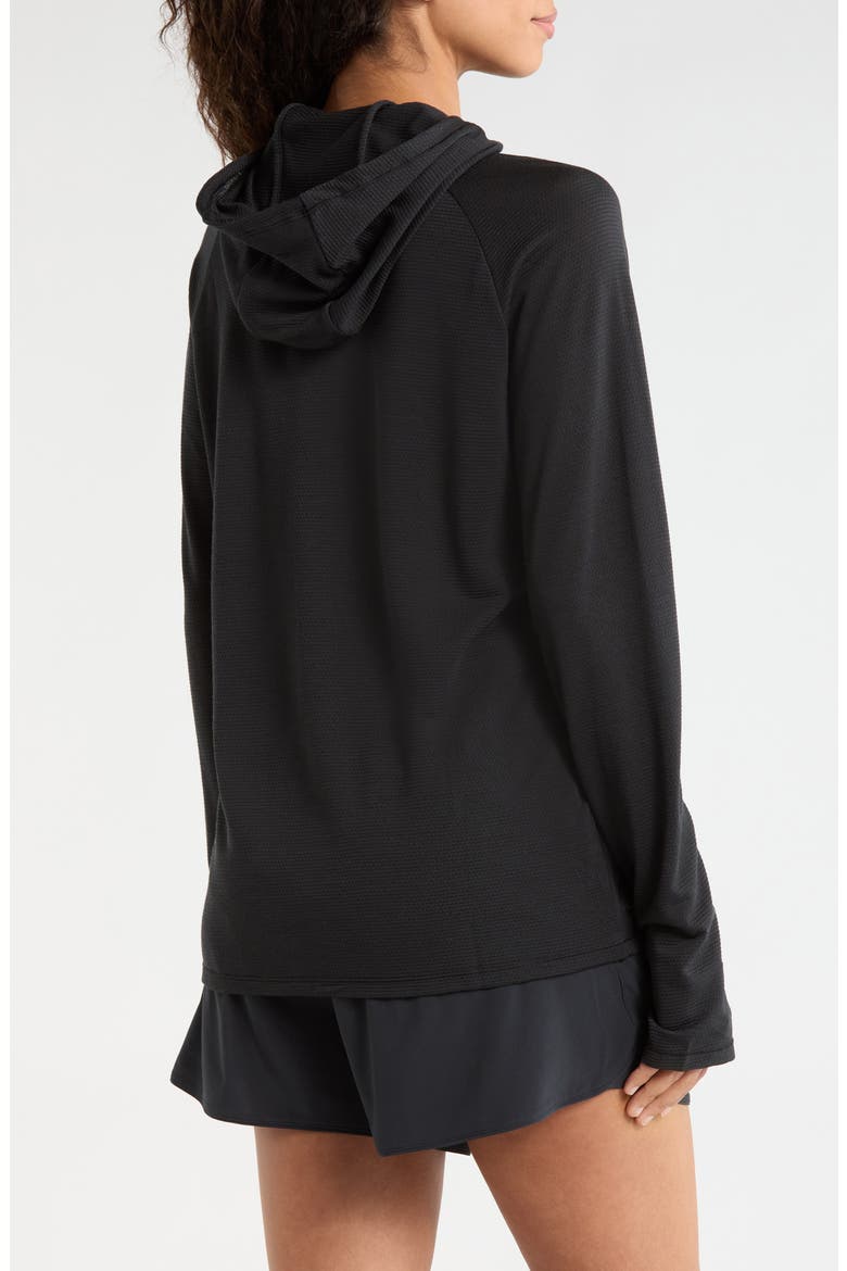 Active Mesh Hoodie, Alternate, color, BLACK