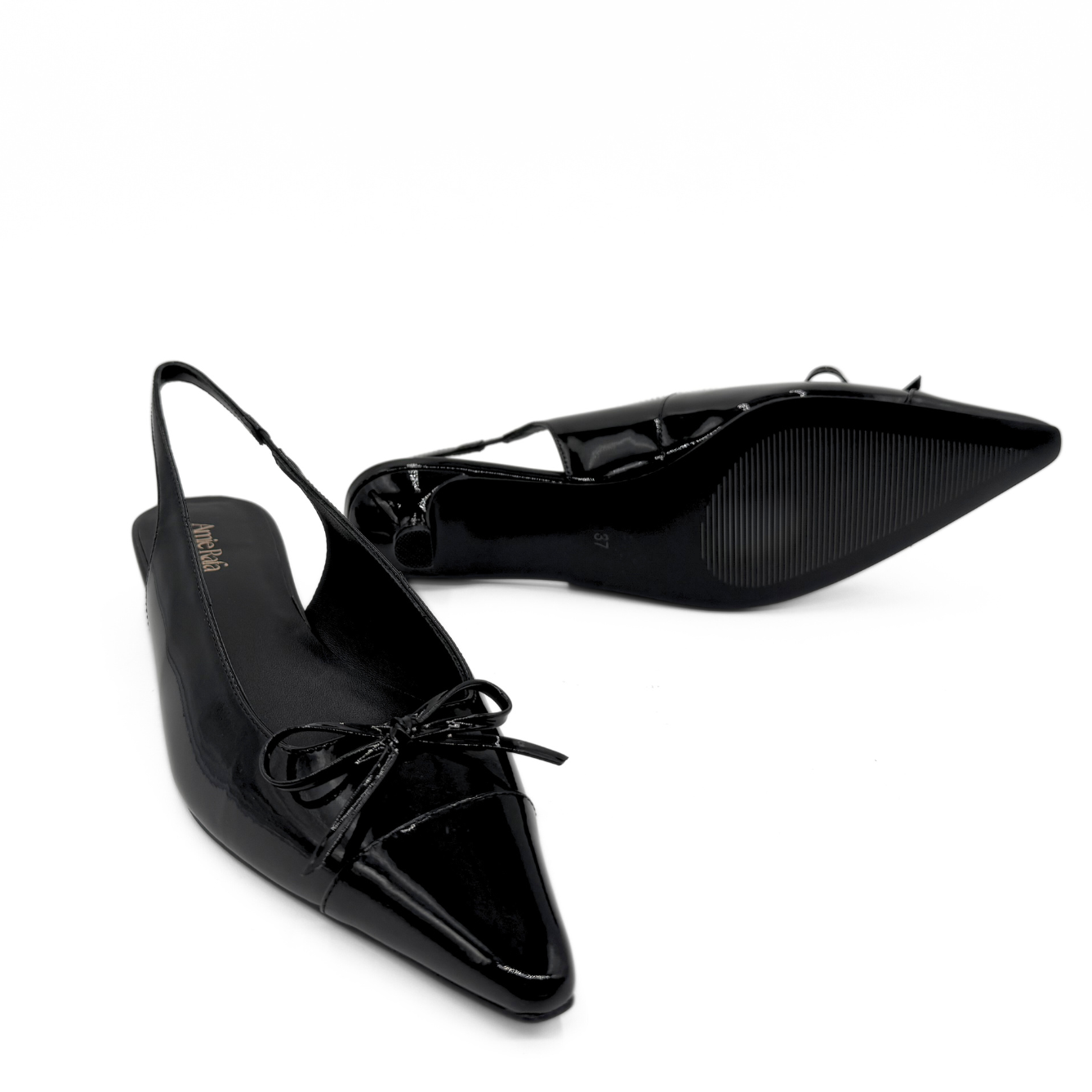 Amie Rafa Montecito Kitten Heels, Alternate, color, Black