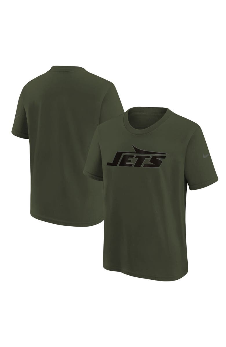 Nike Youth Nike  Gotham Green New York Jets 2025 Rivalries Collection T-Shirt, Main, color, Green