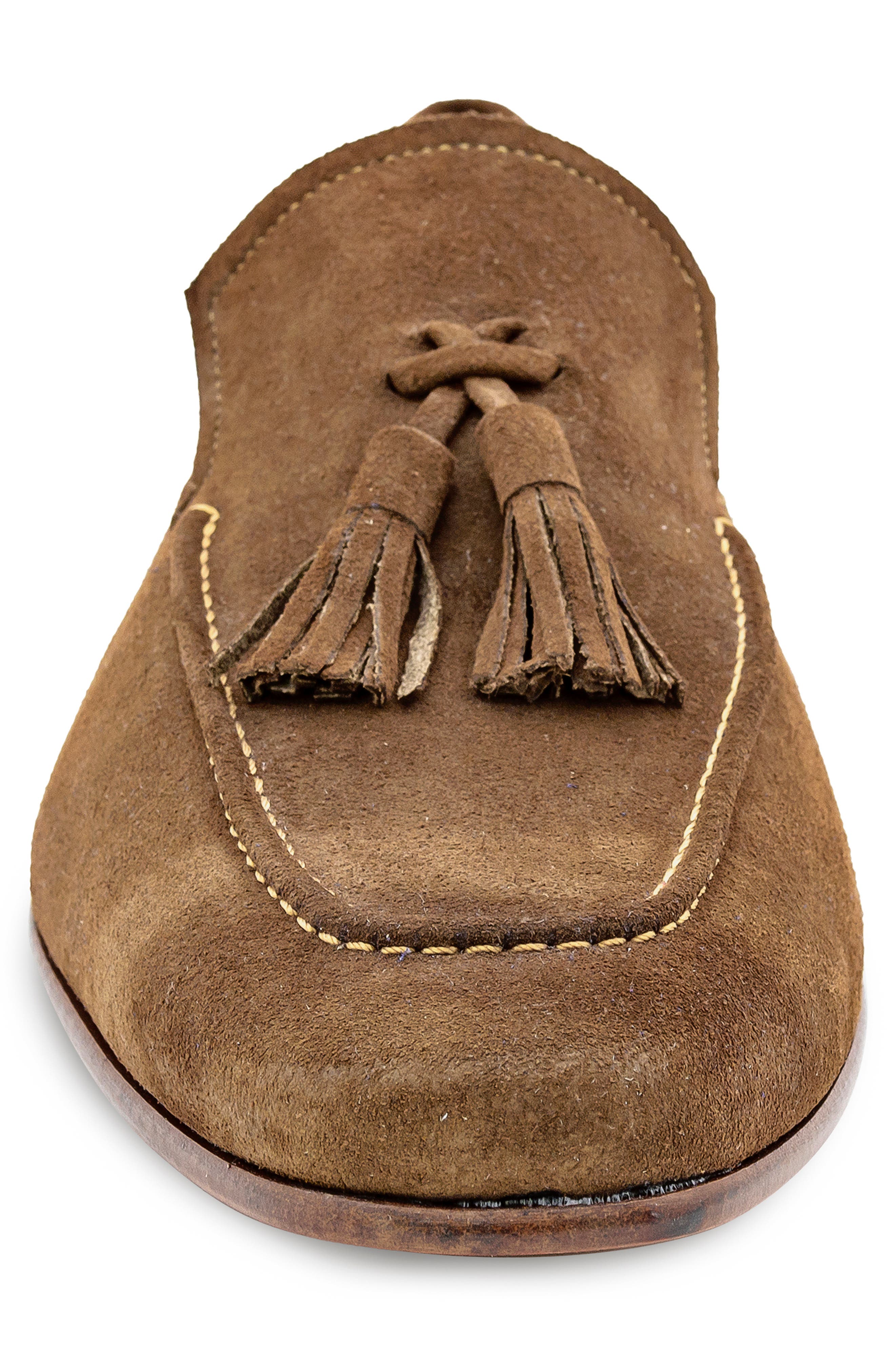 Mezlan English Tassel Loafer, Alternate, color, Chestnut