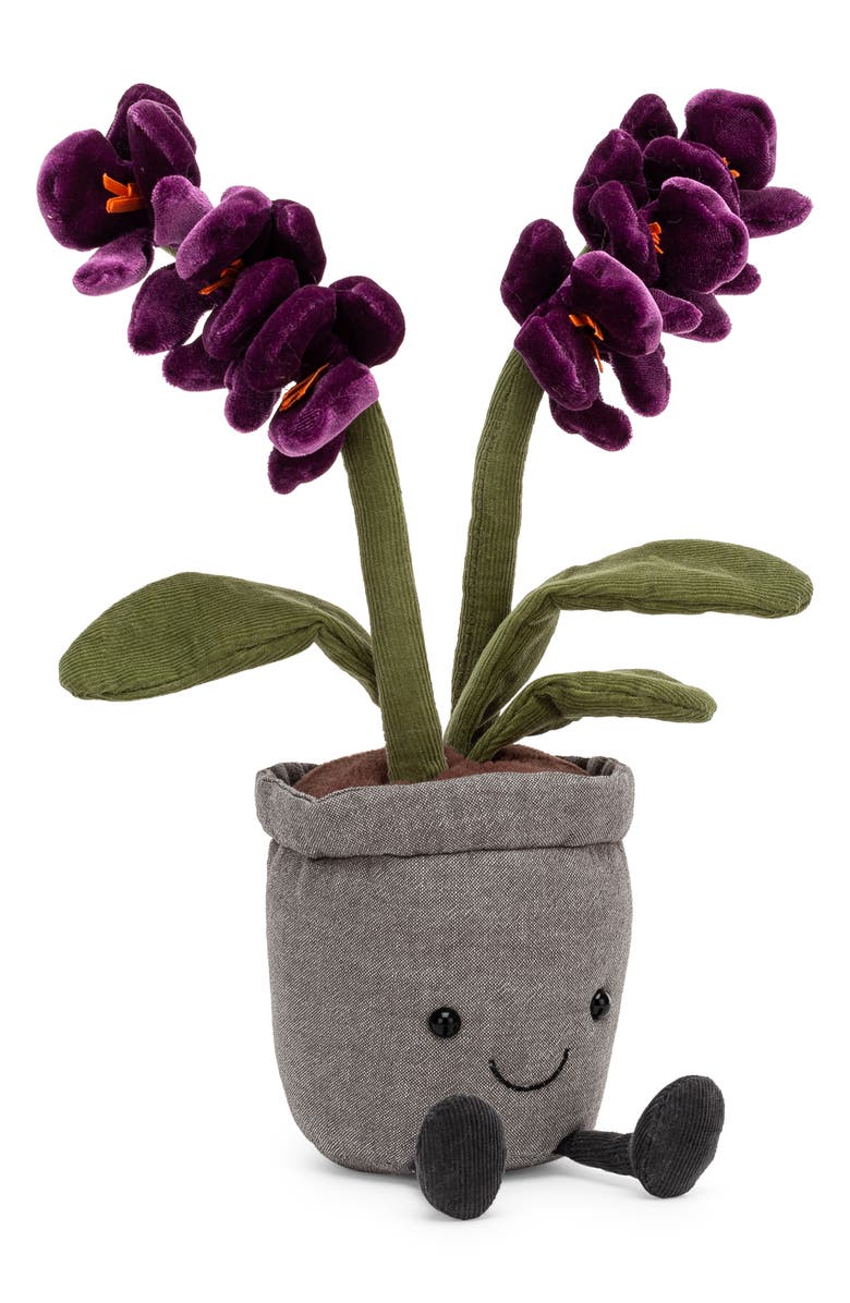 Jellycat Amuseable Orchid Plant Plush Toy, Main, color,