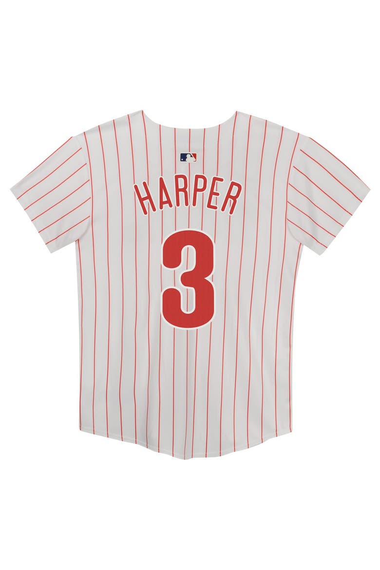 Preschool Nike Bryce Harper White Philadelphia Phillies Home Game Jersey, Alternate, color, White
