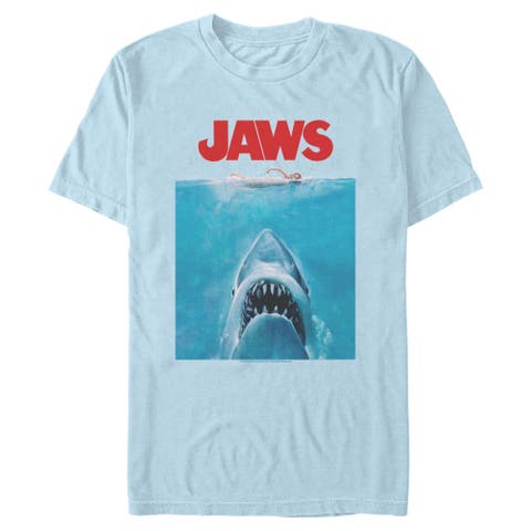 Men's Jaws Oversized Movie Poster  Graphic T-Shirt