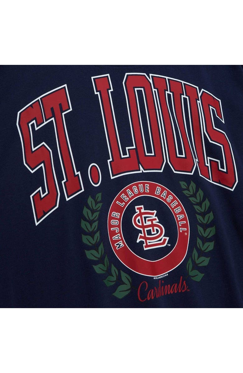 Mitchell & Ness Women's Mitchell & Ness Navy St. Louis Cardinals Logo Lt 2.0 Pullover Sweatshirt, Alternate, color, 
