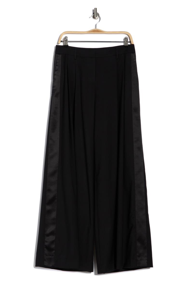 Didi Tuxedo Pants, Alternate, color, BLACK