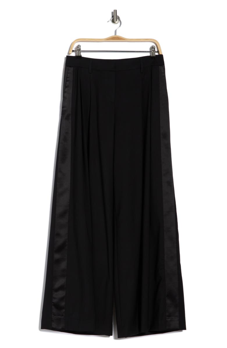 TWP Didi Tuxedo Pants, Main, color, Black