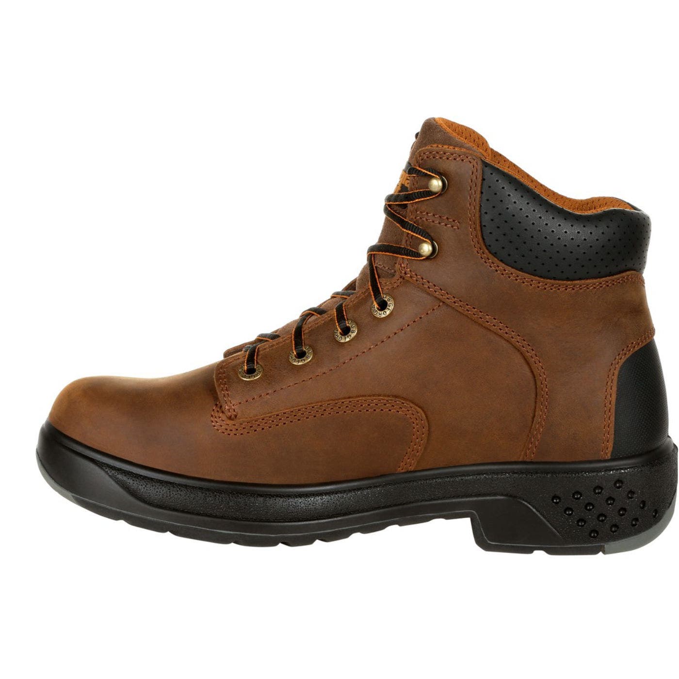 Padded Composite Toe Work Boot, Alternate, color, BROWN