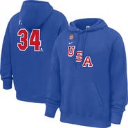 Nike Men's Nike Auston Matthews Royal US Hockey 2026 Name & Number Hoodie
