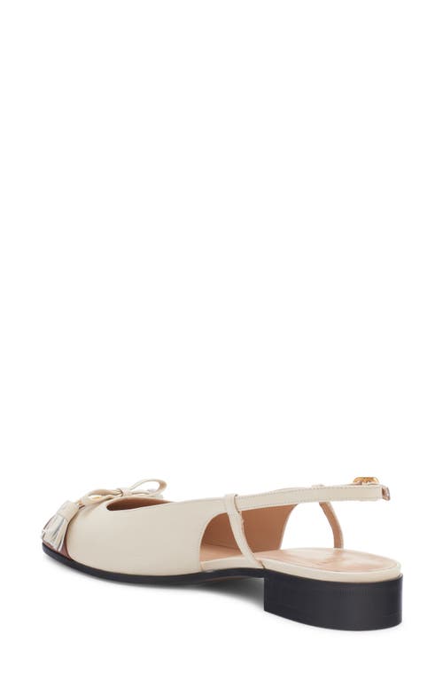 Valentino Garavani Women Valet Du Roi Slingback Ballets In Butter/tobacco