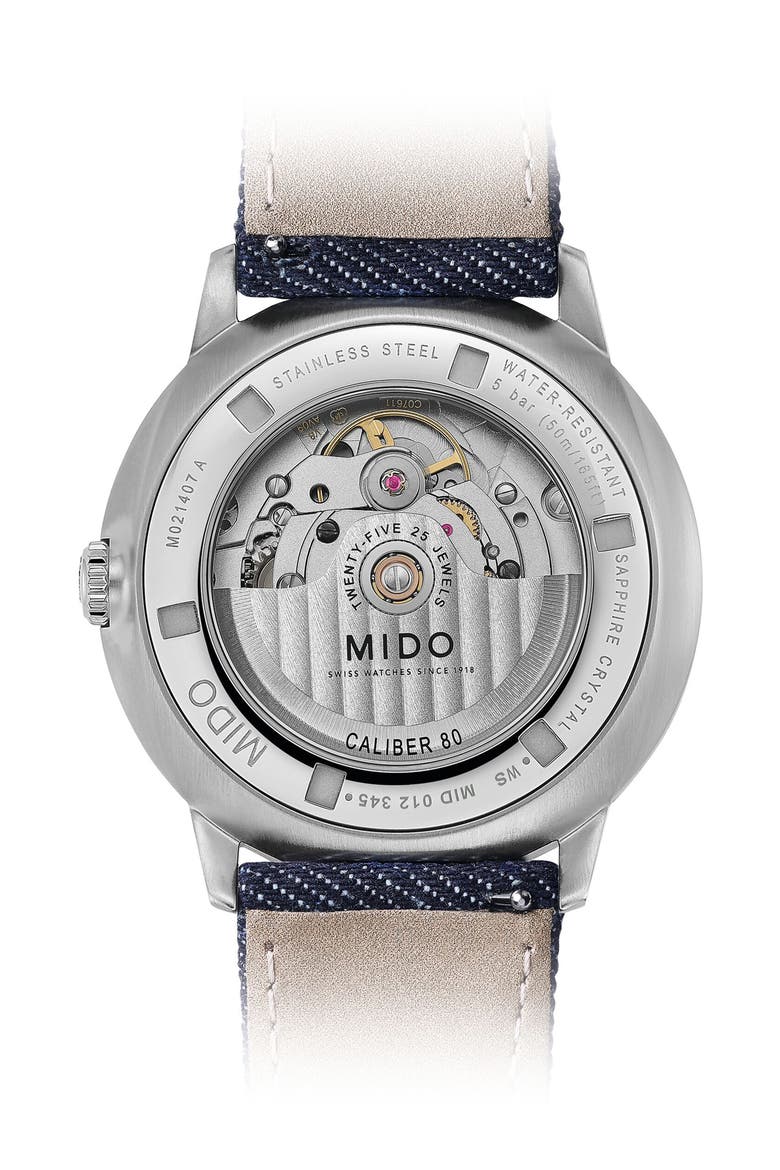 Commander Gradient Automatic Bracelet Watch, 40mm, Alternate, color, BLUE