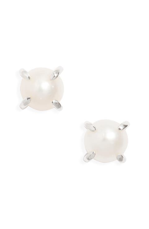 Cultured Pearl Stud Earrings