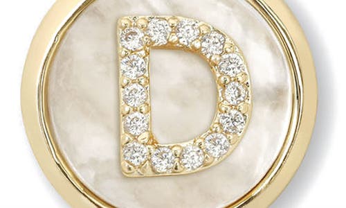 Melinda Maria Baby Love Letters Initial Pendant Necklace In Gold D