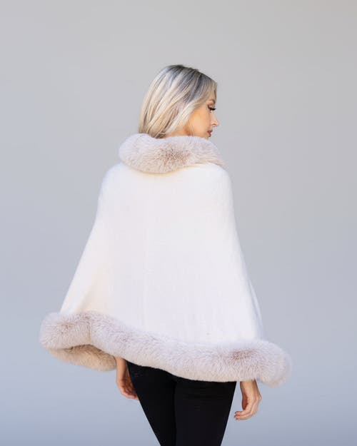 Le Fafo Jiana Wrap Cape In Neutral