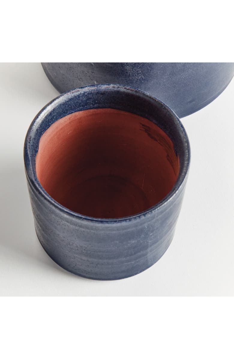Napa Home & Garden Navy Terracotta Planters Studio Cachepots, Set of 3, Alternate, color, 