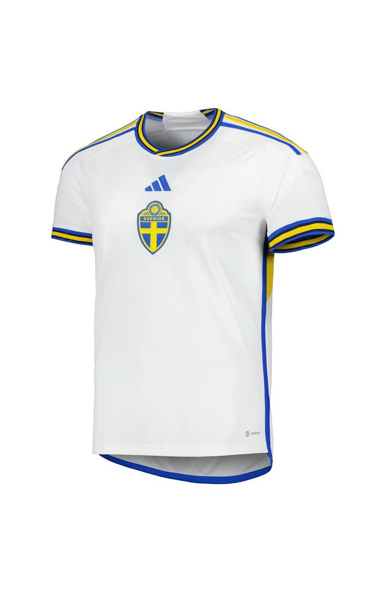 adidas Men's adidas White Sweden National Team 2022/23 Away Replica Jersey, Alternate, color, 