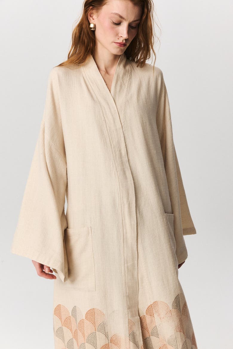 Tessera Bathrobe, Alternate, color, Beige