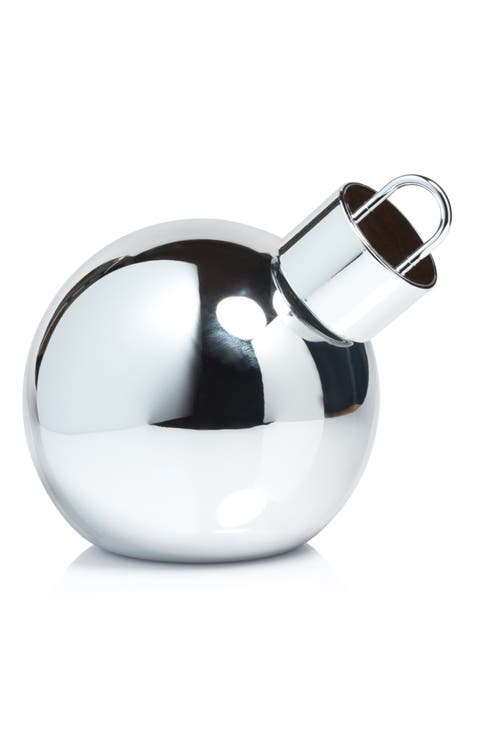 LED Lighted Oversized Tabletop Glass Ball Ornament