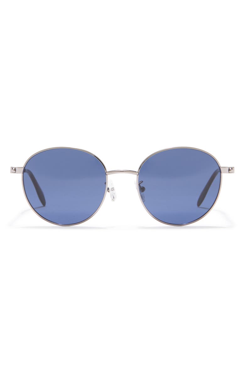 McQueen Alexander McQueen 54mm Round Sunglasses, Main, color,