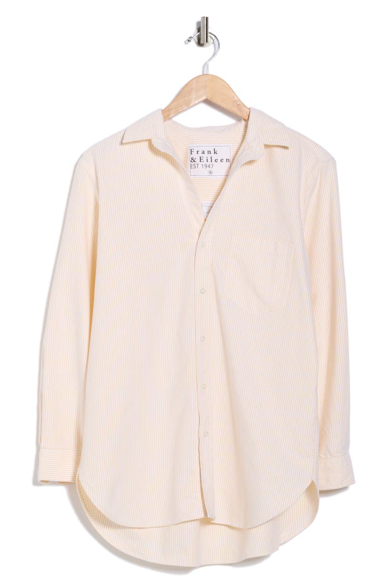 Frank & Eileen Joedy Boyfriend Button-Up Shirt, Alternate, color, Yellow