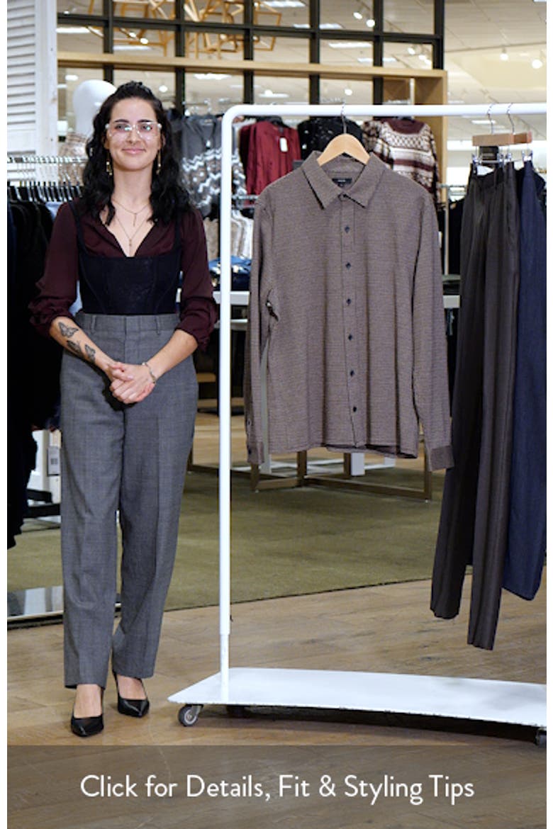 Houndstooth Button-Up Shirt video