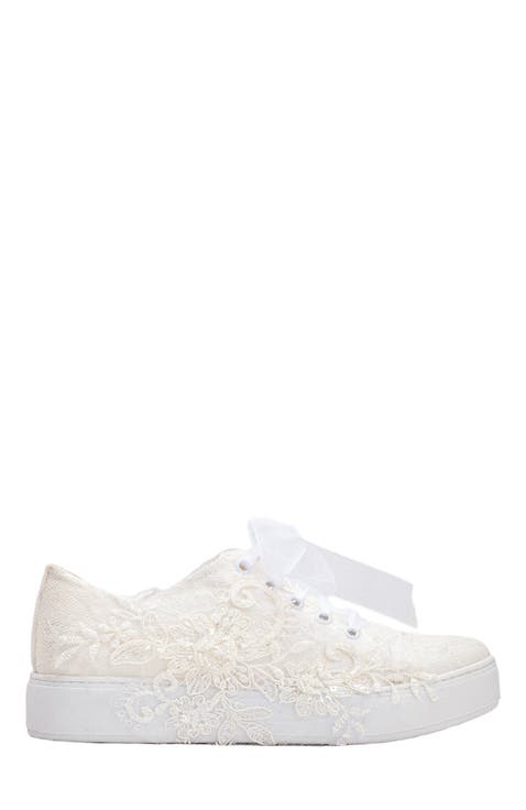 Elise Lace Bridal Sneakers