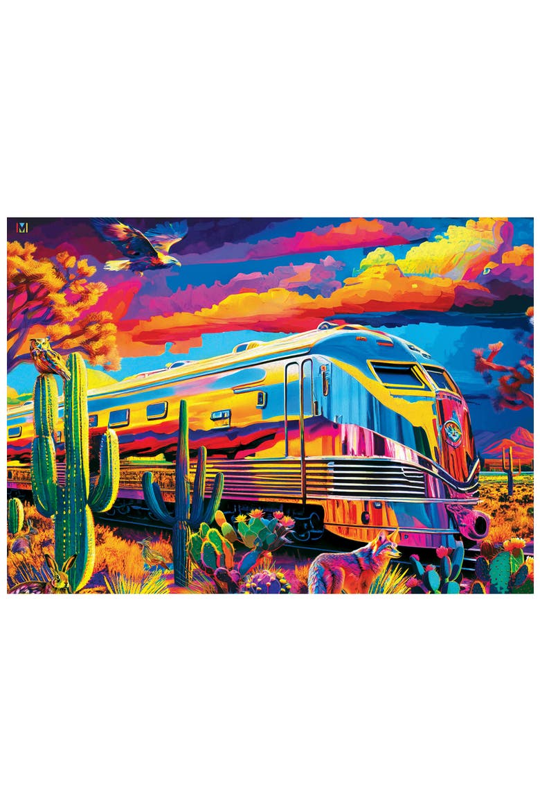 Desert Express 500 Piece Jigsaw Puzzle, Alternate, color, Multicolor