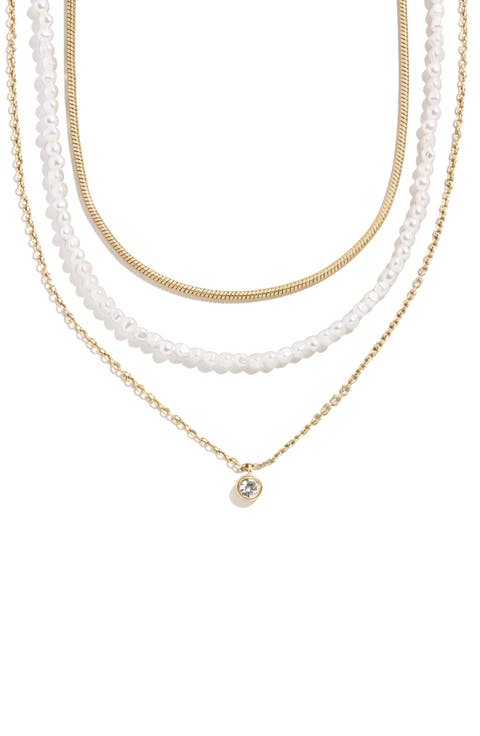 Rue Set of 3 Waterproof Necklaces