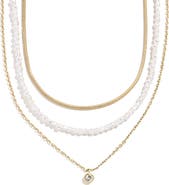 BaubleBar Rue Set of 3 Waterproof Necklaces