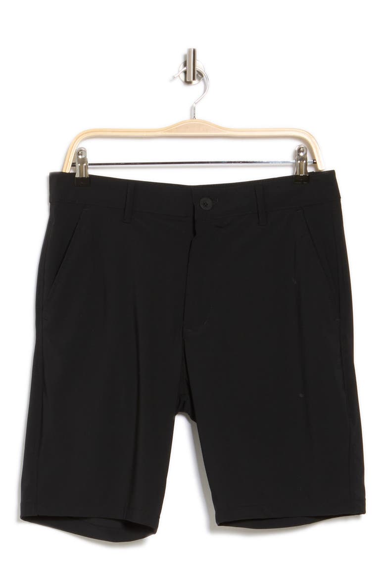 9-Inseam Golf Shorts, Alternate, color, BLACK