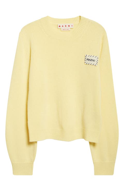 Mending Logo Cashmere Sweater