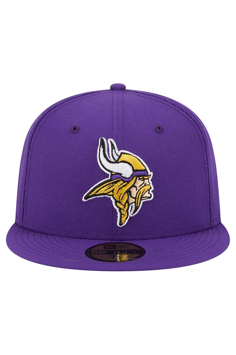 Men's New Era Purple Minnesota Vikings  Main 59FIFTY Fitted Hat, Alternate, color, Purple