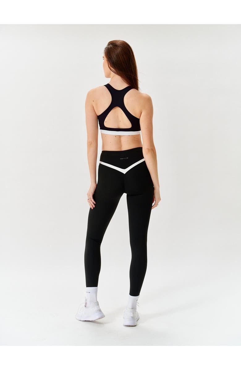 REVYVE ACTIVE V-Sculpt Legging, Alternate, color, Black/White