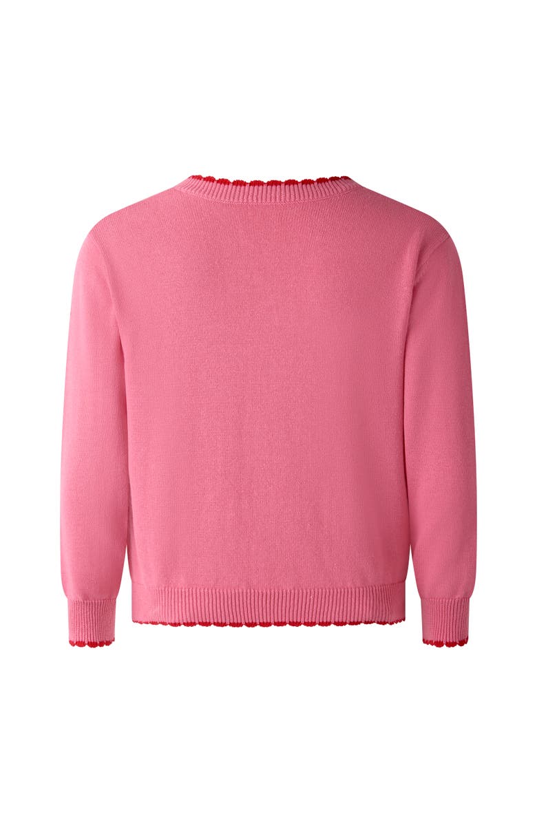 Rachel Riley Strawberry Cardigan, Alternate, color, Pink