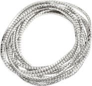 Nordstrom Set of 10 Crystal Stretch Bracelets