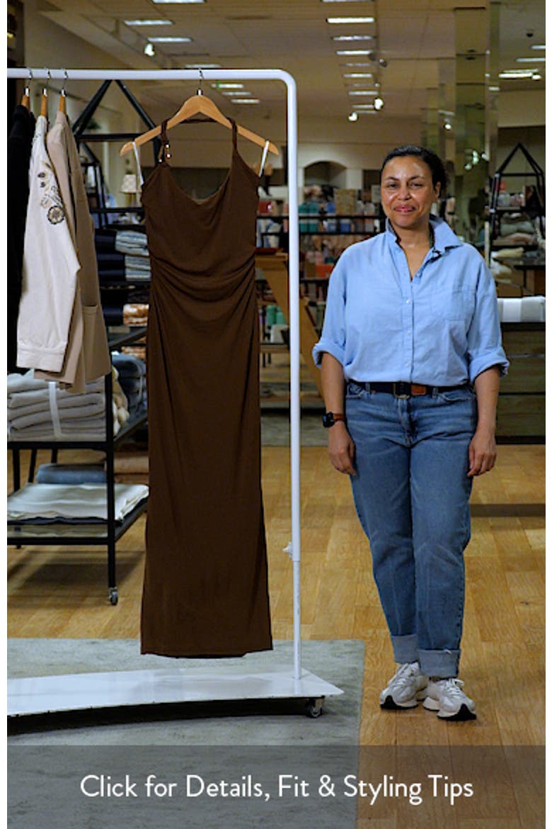 Ash Hardware Detail Halter Maxi Dress video