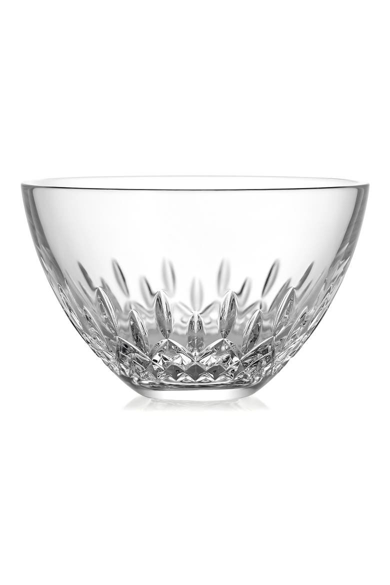Lismore Essence Leaded Crystal Bowl, Main, color, NO COLOR