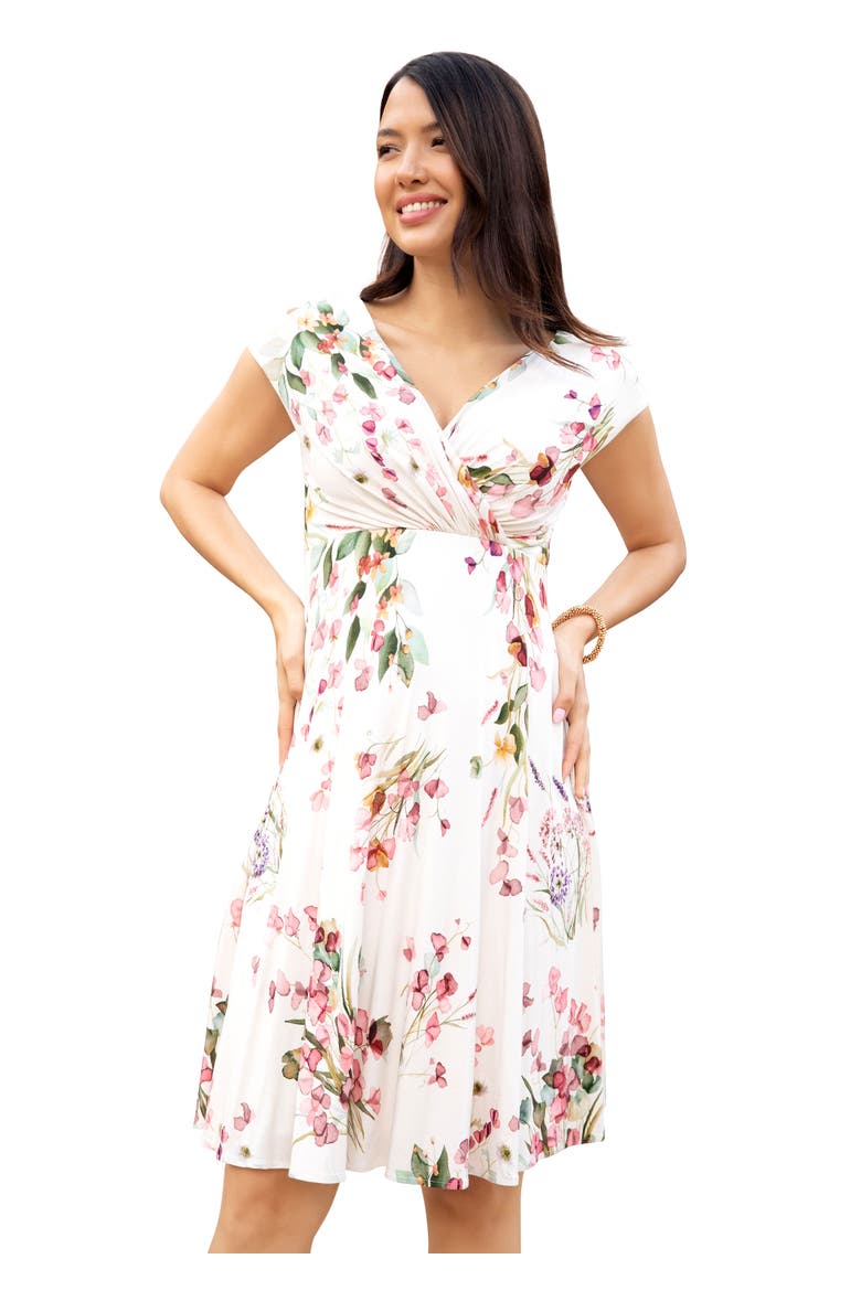 Alessandra Maternity Dress, Main, color, Petal Pink Floral