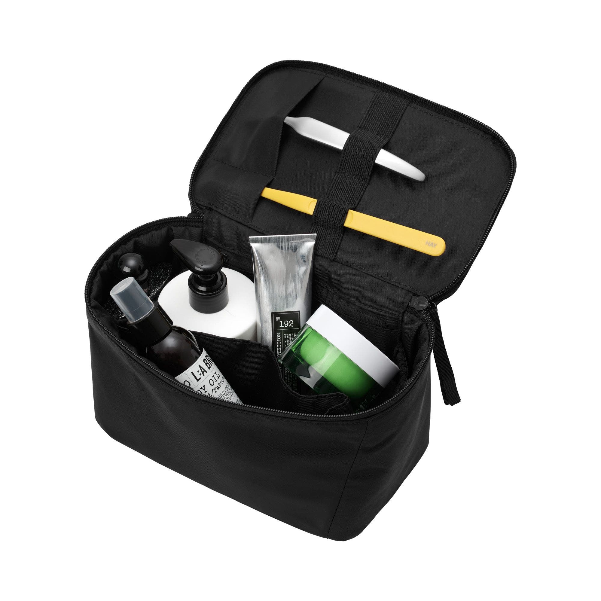 D_b_ Essential Wash Bag, Alternate, color, Black Out
